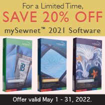 PFAFF May 2022 Promotions - 20% Off Software